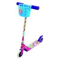 shopkins inline scooter with basket and 6 collectables multi colour