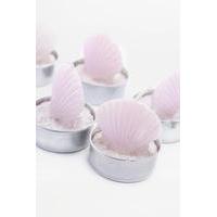 Shell Tealight Candles, PINK