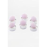 shell tealight candles lilac