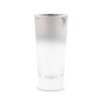 Shot Glass Favour Gift with Silver Ombre Fade - Silver