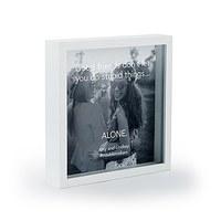 Shadow Box Photo Frame - Good Friends Etching - Black