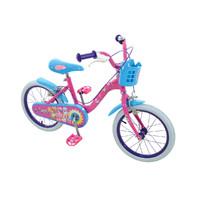 Shopkins Collectible 16 Inch Bike with 6 Collectible Shopkins and Basket