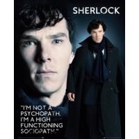 Sherlock Sociopath Mini Poster