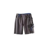 shorts for work and hobby colour grey royal blue size 34