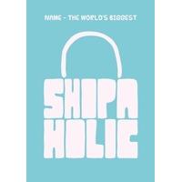shopaholic | personalised every day card