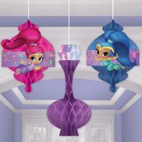 shimmer shine honeycomb party decorations