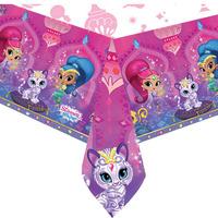 shimmer shine plastic party table cover