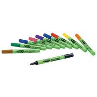 show me dry wipe marker pens medium assorted colours pack of 10