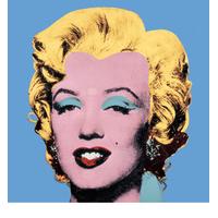 shot blue marilyn 1964 by andy warhol