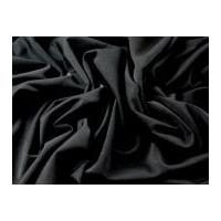 Shimmer Scuba Bodycon Stretch Jersey Dress Fabric Black