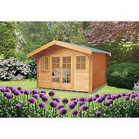 Shire Clipstone Log Cabin 14x14