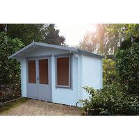shire berryfield double door garden cabin 11 x 10 ft