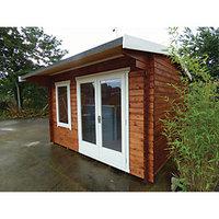 shire marlborough double door garden cabin 8 x 12 ft