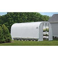 Shelterlogic White Uv-treated Polyethylene Cover Steel Frame Curved Greenhouse - 12 x 20 ft