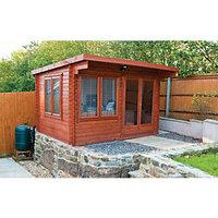 Shire Danbury Double Door Garden Home Office Cabin - 12 x 10 ft