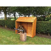 Shire Large Timber Log Store - 5 x 2 ft