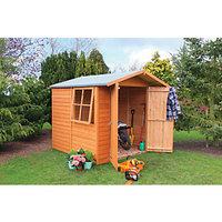 Shire Overlap Double Door Shed - 7 x 7 ft
