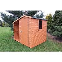 Shire Tongue & Groove Shed With Side Storage - 7 x 6 ft