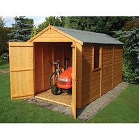 shire tongue groove double door shed 12 x 6 ft