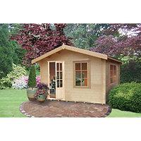 Shire Bucknells Log Cabin - 12 x 10 ft - With Assembly