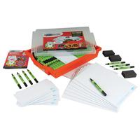 show me dry wipe boards class pack with tray