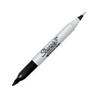 sharpie s0811100 marker twin tip black pack of 12