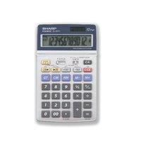 Sharp (12 Digit) Calculator Tax Euro Desktop Tax Battery/Solar-Power