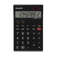 Sharp EL-125AT Desktop Calculator 12-Digit (Black/White)
