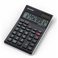 Sharp EL-124AT Desktop Calculator 12-Digit (Black/White)