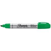Sharpie Metal Permanent Marker Small Chisel Tip 4.0mm Line (Green) Pack of 12