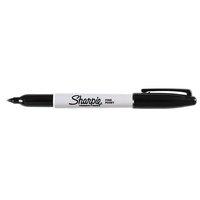 Sharpie Permanent Marker Fine Tip 1.0mm Line (Black) Pack of 12 Pens