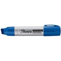 Sharpie Metal Permanent Marker Large Chisel Tip 14.8mm Line (Blue) Pack of 12 Pens