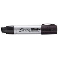 sharpie metal permanent marker large chisel tip 148mm line black pack  ...