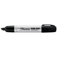 Sharpie Metal Permanent Marker Medium Chisel Tip 6.2mm Line (Black) Pack of 12 Pens