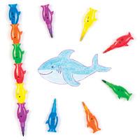 Shark Pop-a-Crayons (Pack of 4)