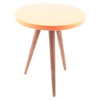 Sheesham Wood Side Table - Peach