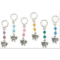 Sheep Stitch Markers -Six Assorted Styles 230734