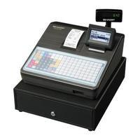 Sharp XE-A217B Cash Register Spill Resistant Flat Keyboard with 70