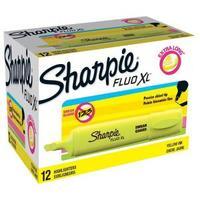 Sharpie Fluo XL Highlighter Chisel Tip Yellow Pack of 12 1825634