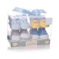 Shruti Baby Trainers Socks Blue - Set of 4