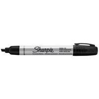 Sharpie Metal Permanent Marker Black with Small Chisel Tip 4.0mm Line
