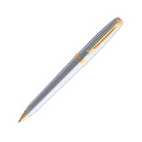 Sheaffer Prelude Brushed Chrome Gold Trim Pencil
