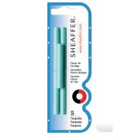 Sheaffer Standard Cartridges 5 Pack Turquoise