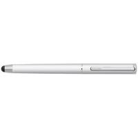 sheaffer matte white and chrome plate trim ball pen stylus pen