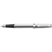 Sheaffer Prelude Brushed Chrome Fountain Pen with Chrome Trim