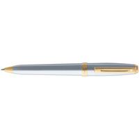 Sheaffer Prelude Brushed Chrome With Gold Trim Ball Pen