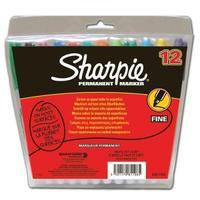 Sharpie Permanent Marker Fine Tip 1.0mm Line Assorted Colours Wallet