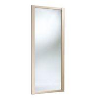 Shaker Full Length Mirror Natural Maple Effect Sliding Wardrobe Door (H)2220 mm (W)610 mm