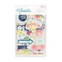 Shimelle Starshine Chipboard Stickers 34 Pieces