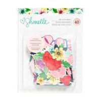 Shimelle Little By Little Printed Cardstock Shapes 40 Pieces